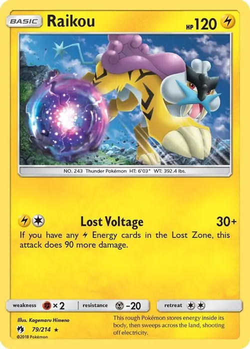 Raikou card art