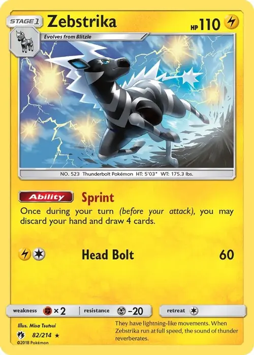 Zebstrika card art