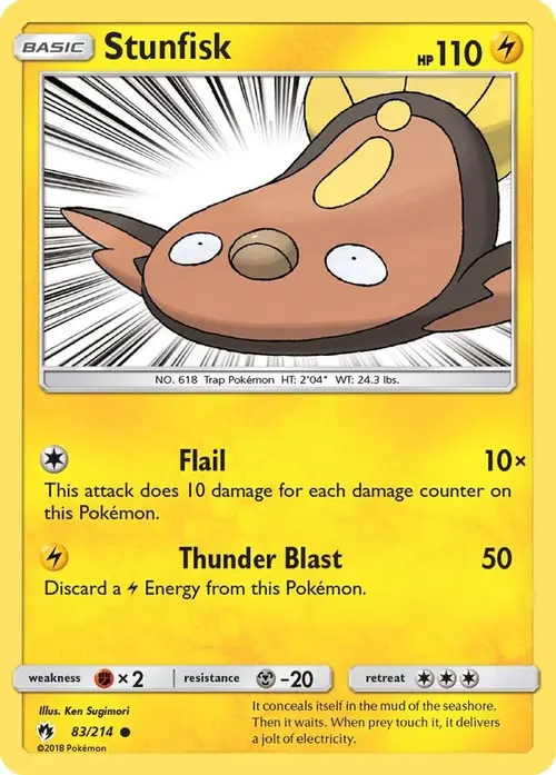 Stunfisk card art