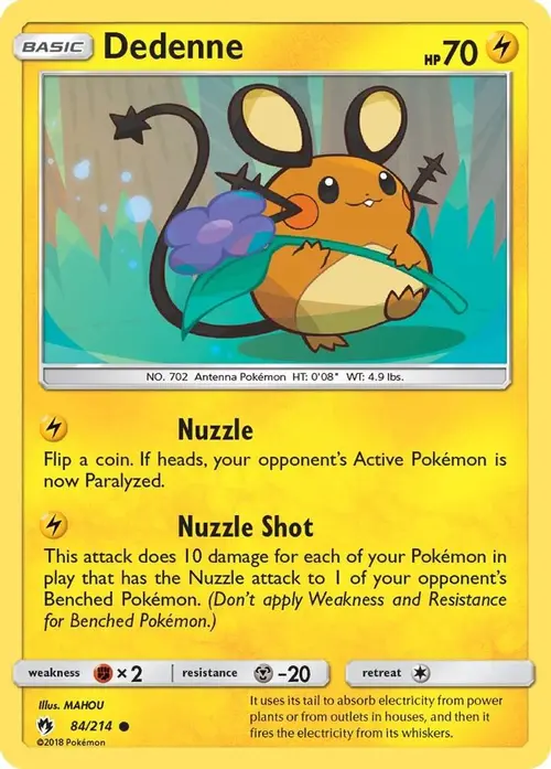 Dedenne (84) card art
