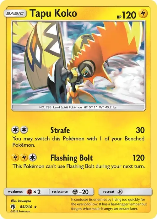 Tapu Koko card art