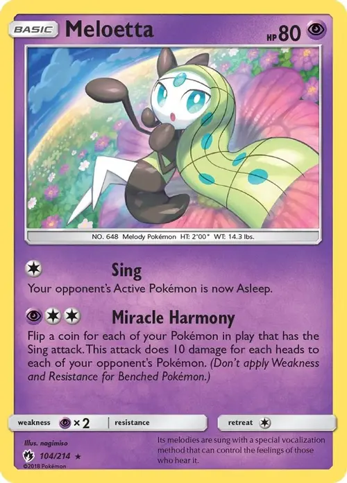 Meloetta card art