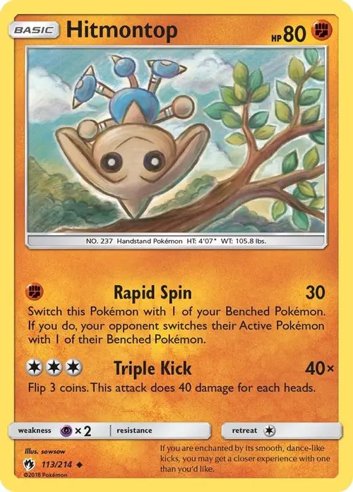 Hitmontop card art