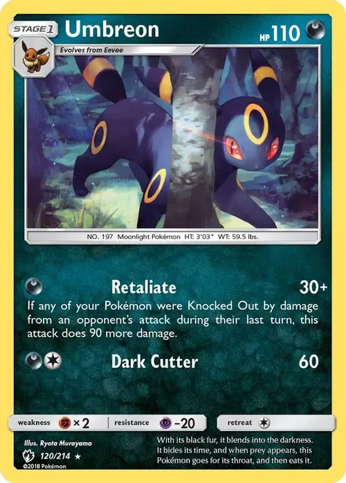 Umbreon card art
