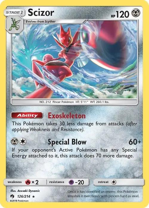 Scizor card art