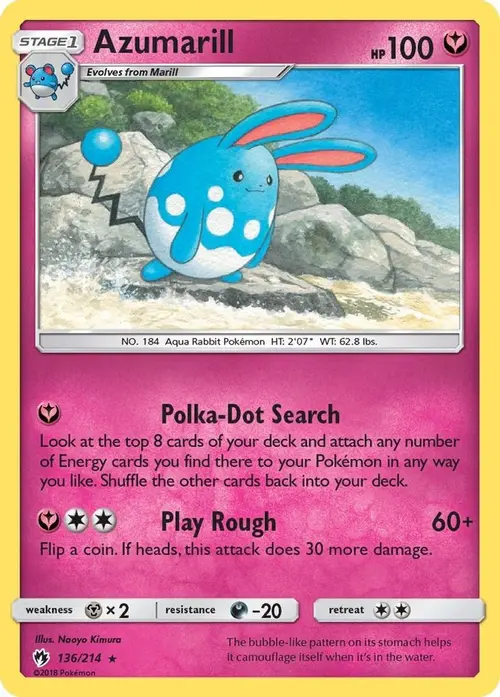 Azumarill card art
