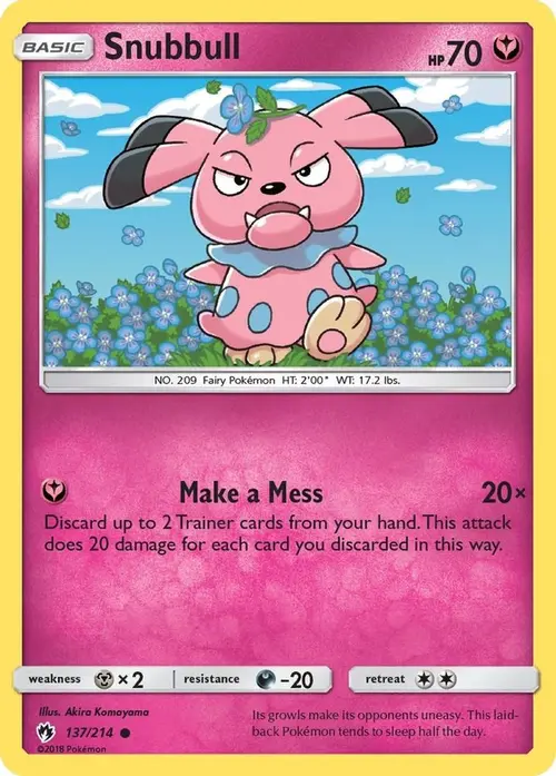Snubbull card art