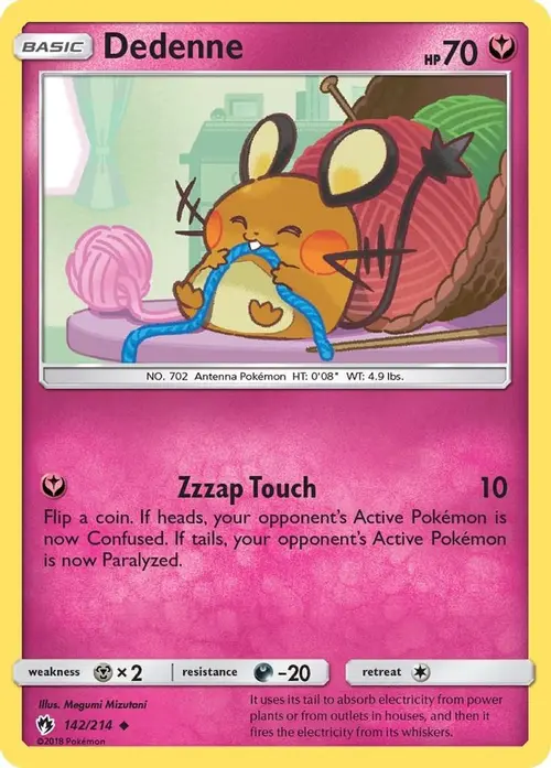 Dedenne (142) card art