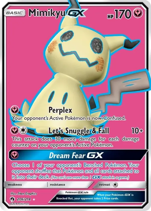 Mimikyu GX (Full Art) card art