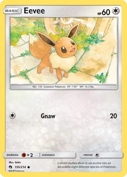 Eevee card art