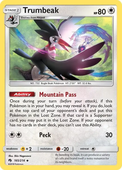 Trumbeak card art