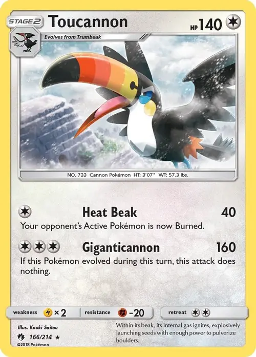 Toucannon card art