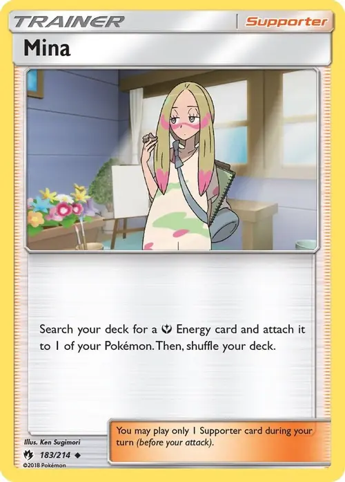 Mina card art