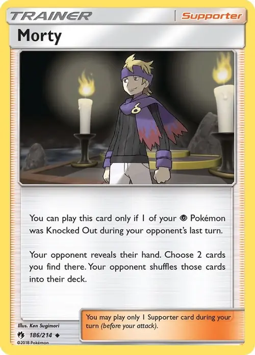 Morty card art