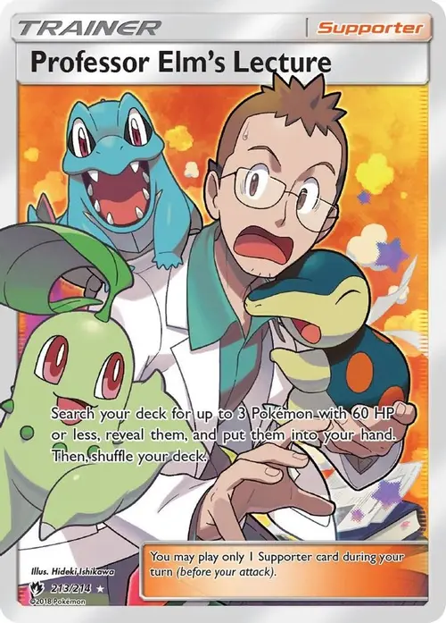 Professor Elm's Lecture (Full Art) card art