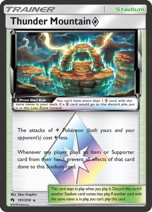 Thunder Mountain Prism Star card art