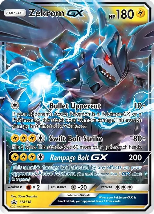 Zekrom GX - SM138 card art