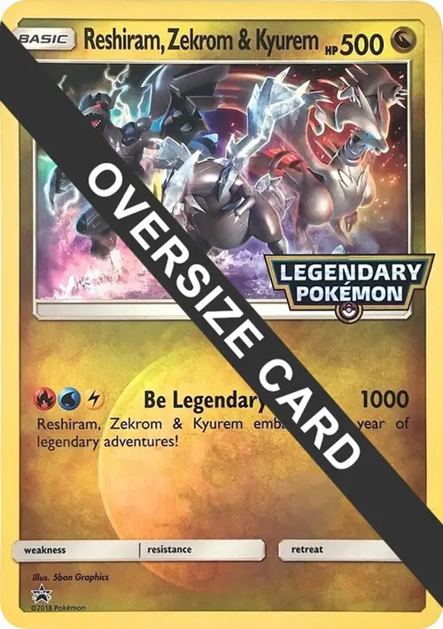 Reshiram, Zekrom & Kyurem card art