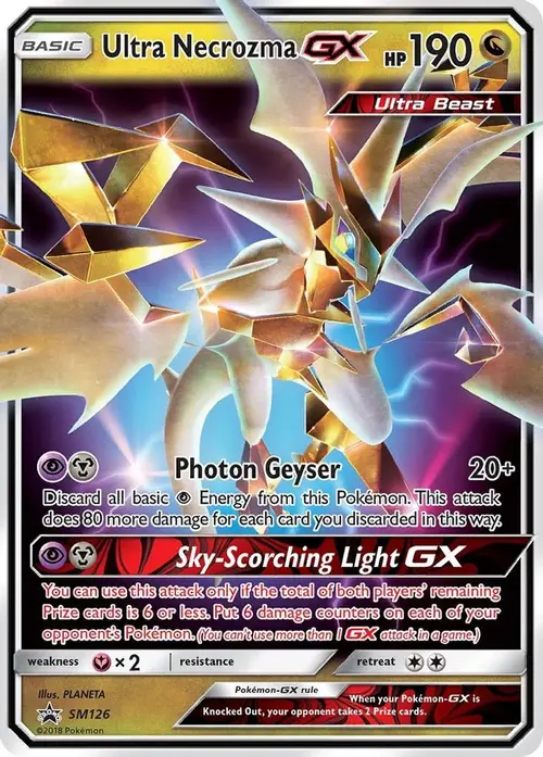 Ultra Necrozma GX - SM126 card art