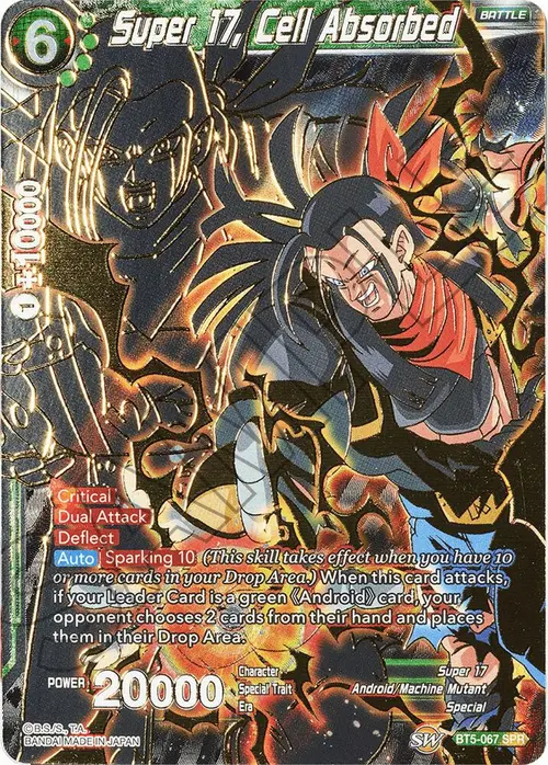 Super 17, Cell Absorbed (SPR) card art