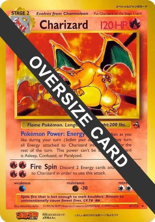 Charizard - 4/102 (CoroCoro Promo) card art