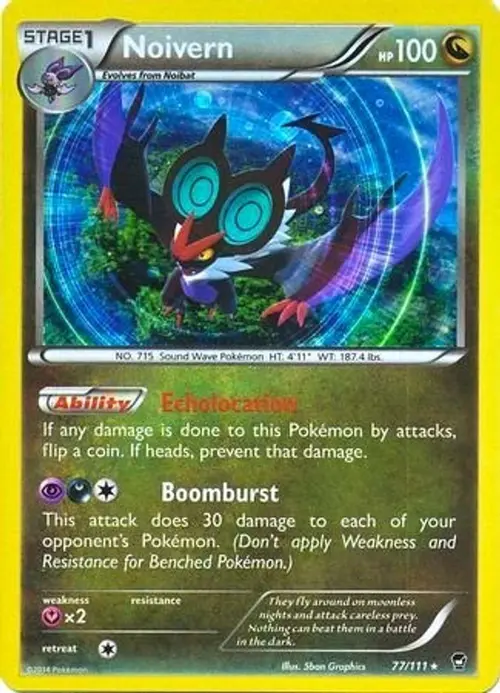 Noivern - 77/111 (Cosmos Holo) card art