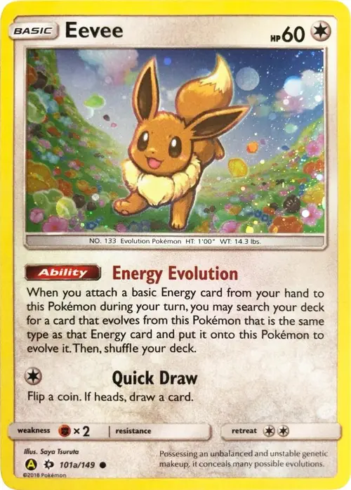 Eevee card art