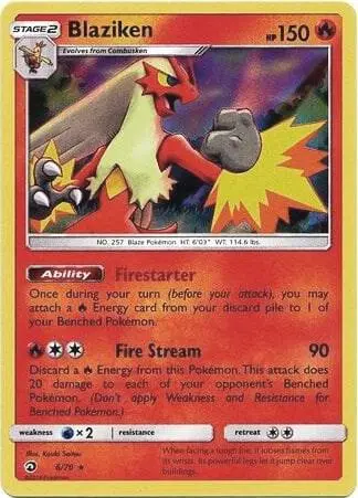 Blaziken - 6/70 (Dragon Majesty) card art