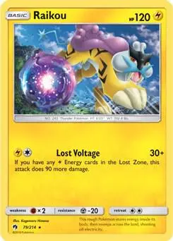Raikou - 79/214 (SM Lost Thunder) card art