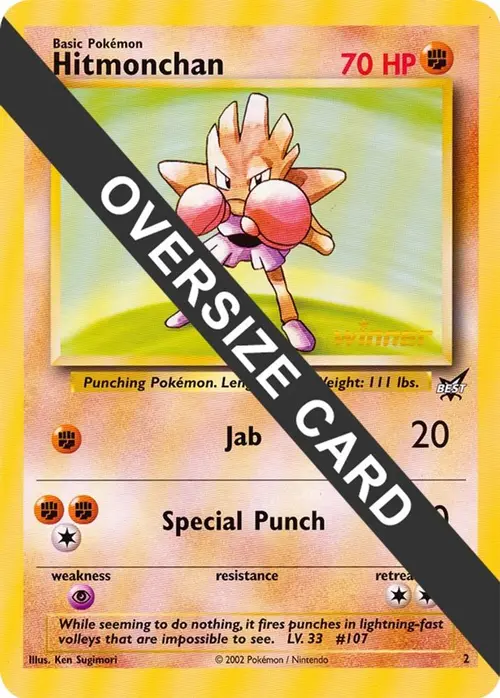 Hitmonchan - 2 (Best of Game 2 Promo) card art
