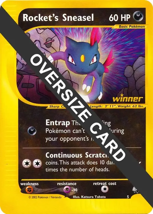 Rocket's Sneasel - 5 card art
