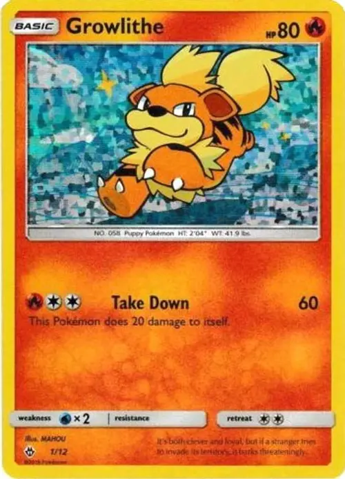 Growlithe - 1/12 card art