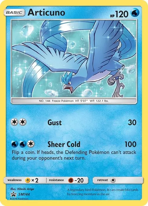 Articuno - SM144 card art