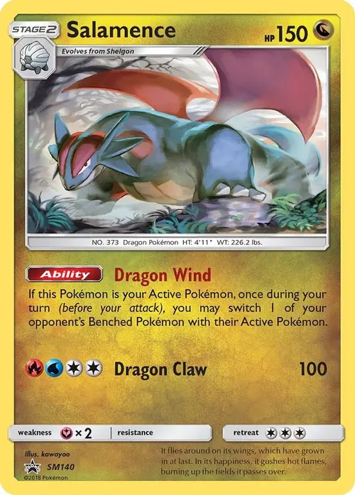 Salamence - SM140 card art