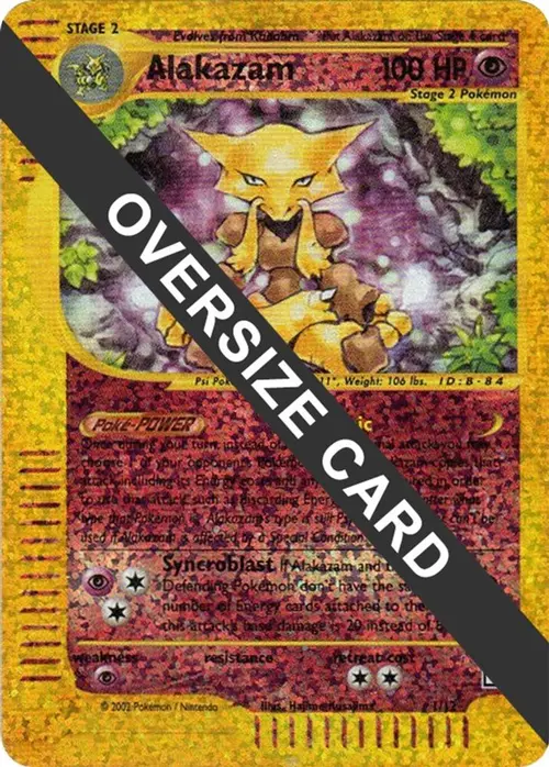 Alakazam - 1/12 (Box Topper) card art