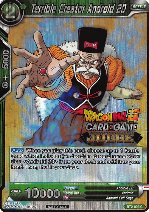 Terrible Creator Android 20 card art