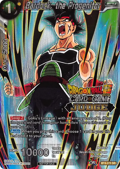 Bardock, the Progenitor card art