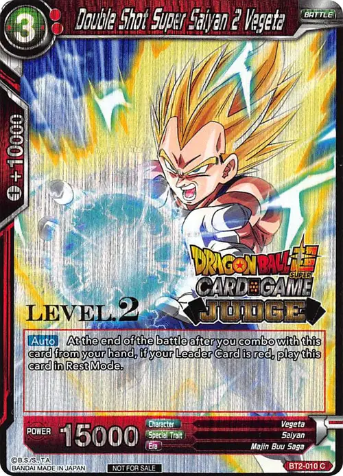 Double Shot Super Saiyan 2 Vegeta (Level 2) card art