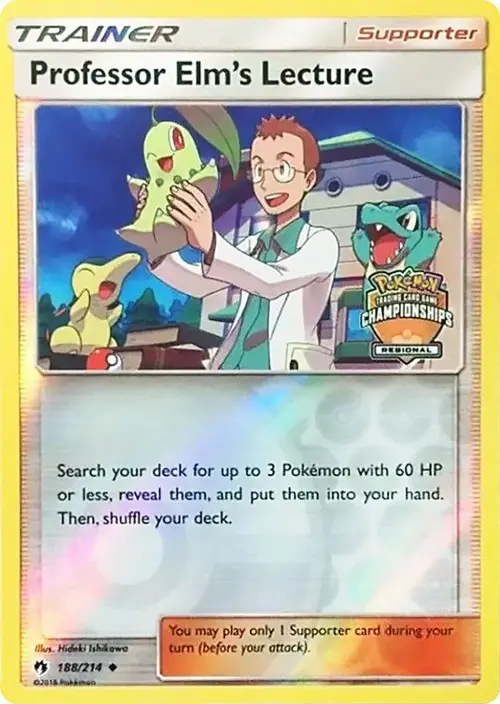 Professor Elm's Lecture - 188/214 (Regional Championships) card art