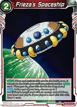 Frieza's Spaceship card art
