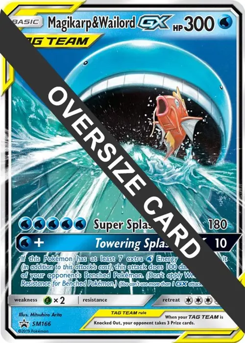 Magikarp & Wailord GX - SM166 card art