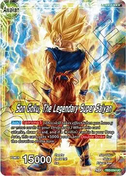 Son Goku // Son Goku, The Legendary Super Saiyan card art