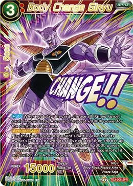 Body Change Ginyu (SPR) card art
