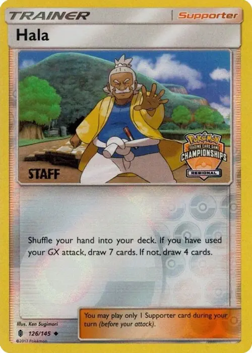 Hala - 126/145 (Regional Championships) [Staff] card art