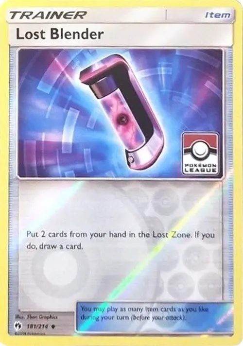 Lost Blender - 181/214 (Pokemon League) card art