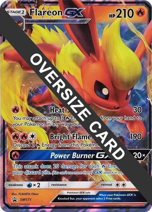Flareon GX - SM171 (SM Black Star Promo) card art