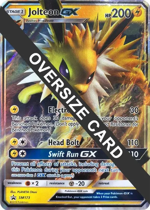 Jolteon GX - SM173 (SM Black Star Promo) card art