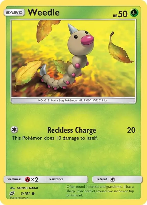 Weedle (3) card art