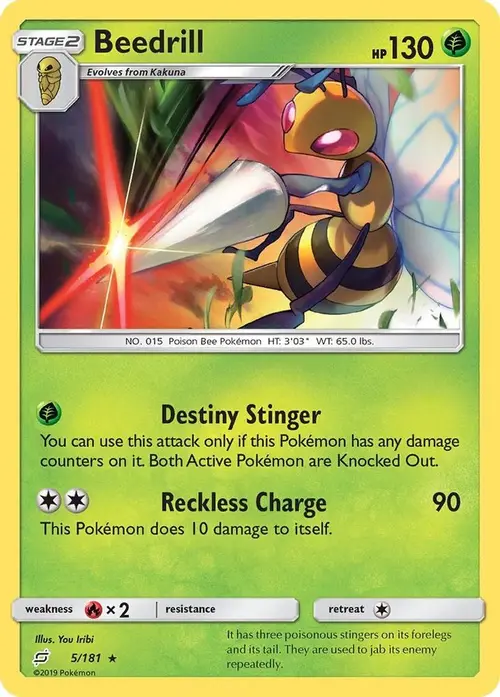 Beedrill card art