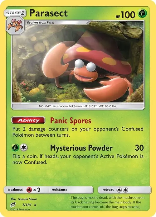 Parasect card art